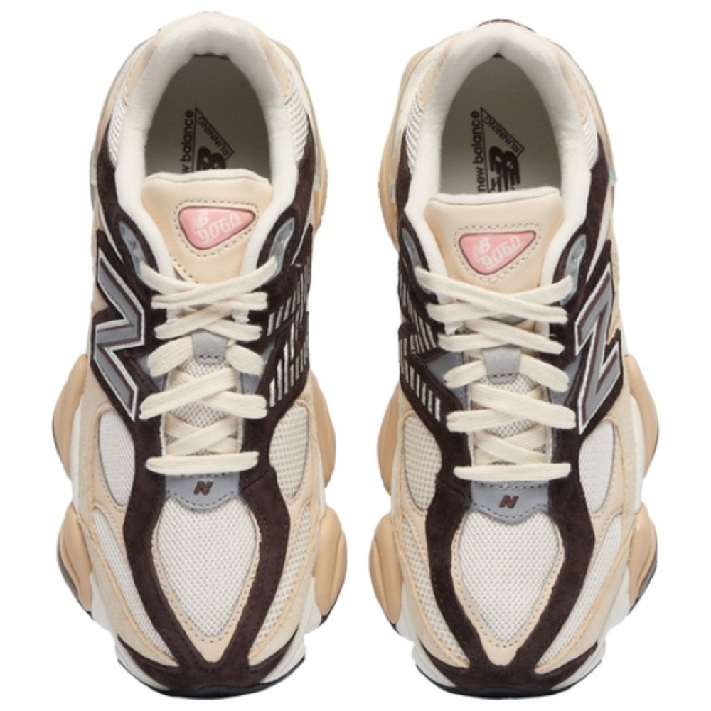 New Balance Men’s Sandstone Brown White 9060 Athletic Y2K Inspired Sneakers‎ - Picture 4 of 12